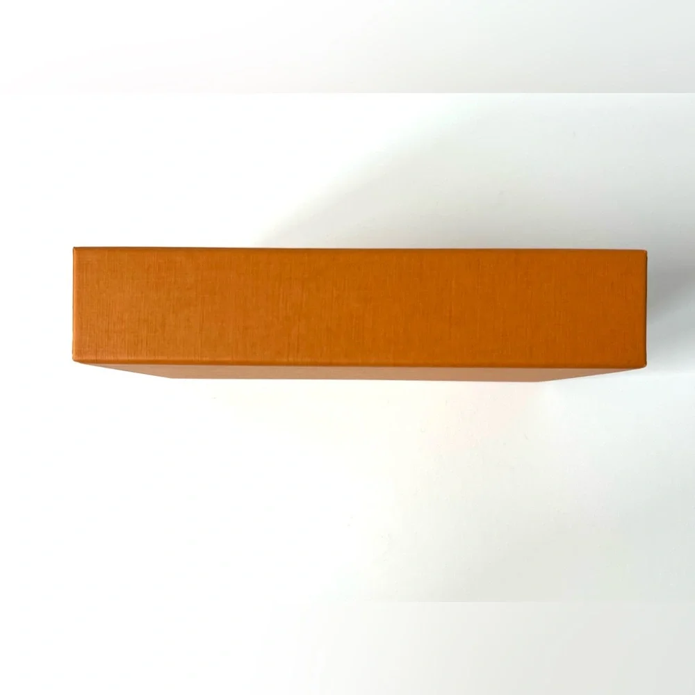 Louis Vuitton Signature Orange Sliding Storage Box, Size 8.25 x 5.5 x 1.75 in